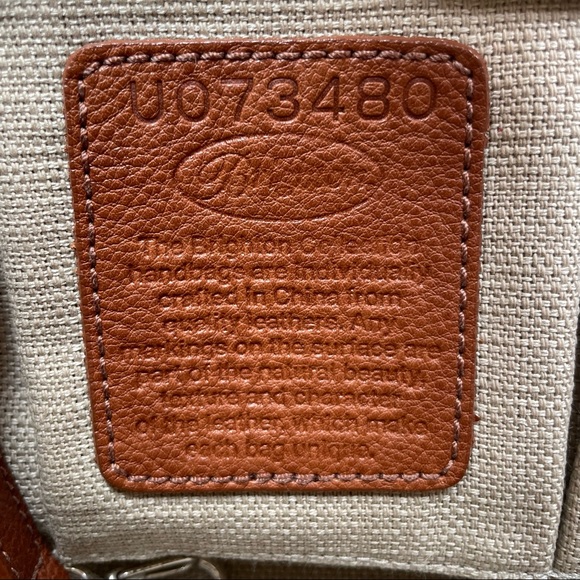 🆕Brighton🤎Embossed Leather and Canvas Weave Shoulder Bag - Picture 8 of 8